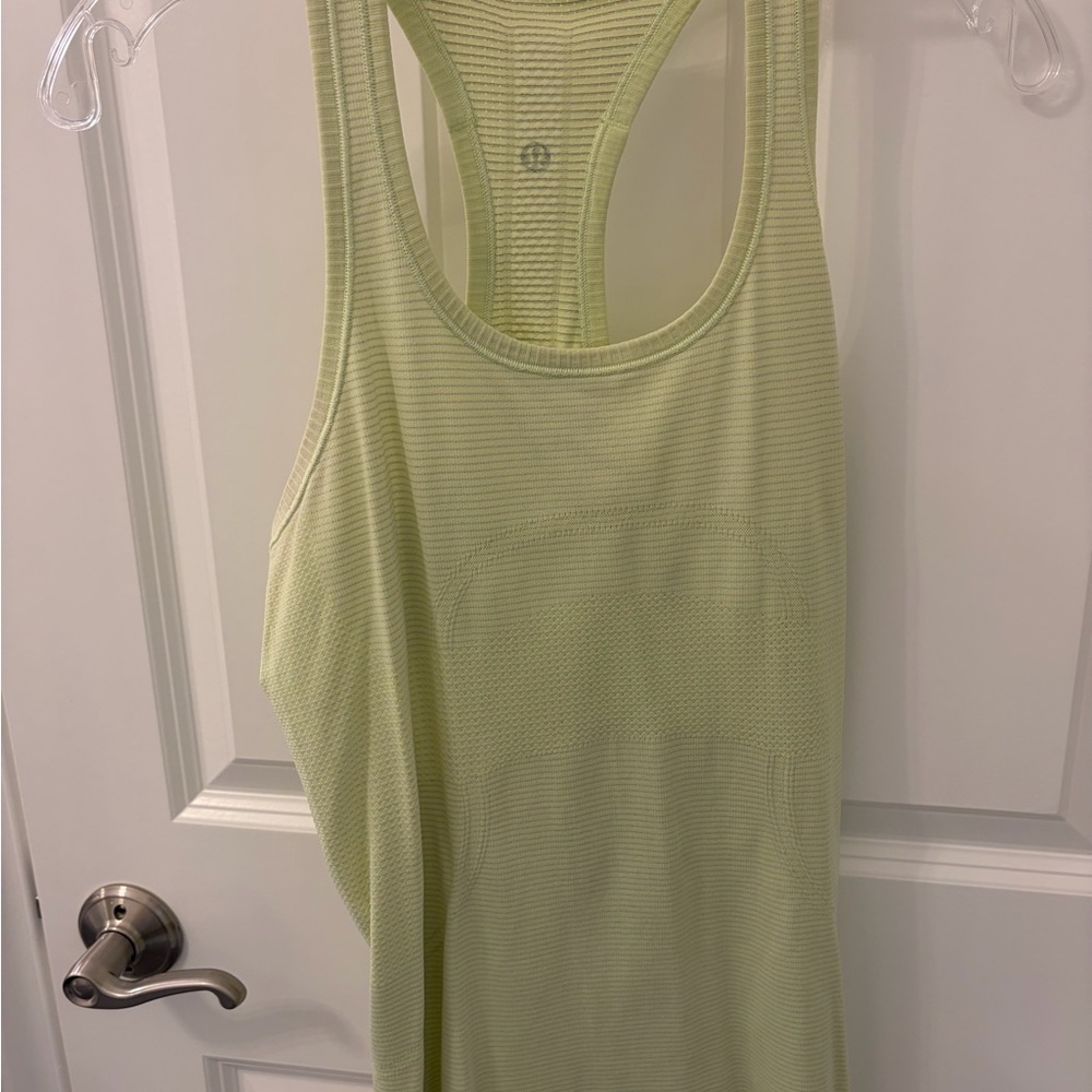 lululemon athletica Light Lime Racerback Tank